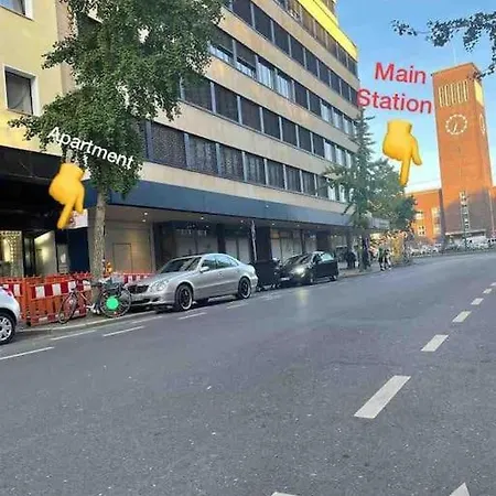 Zentrale Wohnung Direkt Am Hauptbahnhof - Bismarck Düsseldorf Exterior foto